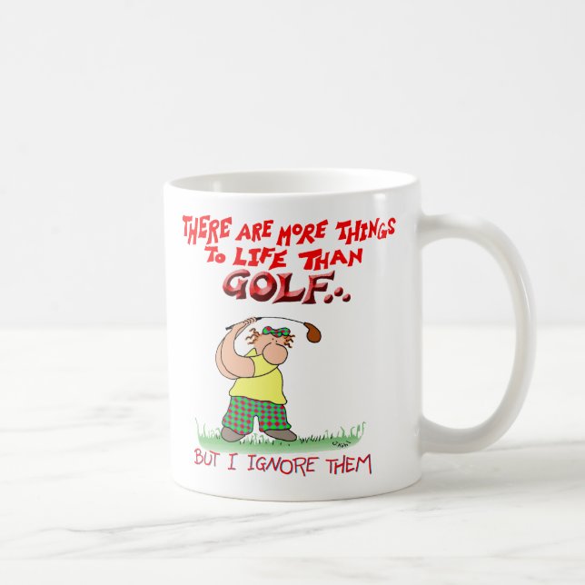 Mer sak-golf kaffemugg (Höger)