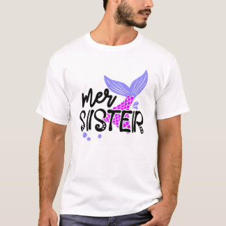 Mer-Sister-Shirt-Sjöjungfru-Svan T+Shirt T Shirt