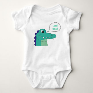 Mer sistnämnd! Alligator! BabyBodysuit Tröja