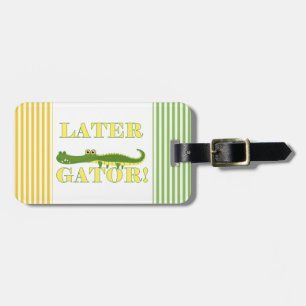Mer sistnämnd alligator bagagebricka