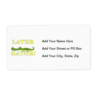 Mer sistnämnd alligator fraktsedel