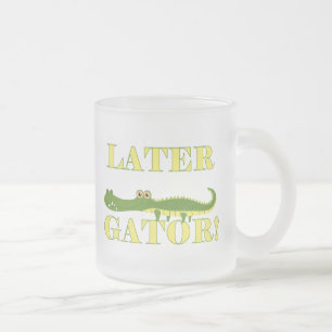 Mer sistnämnd alligator frostad glasmugg