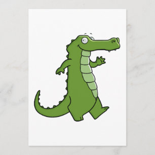 Mer sistnämnd alligator inbjudningar