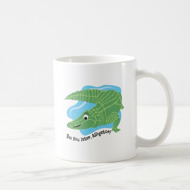 Mer sistnämnd alligator kaffemugg (Höger)