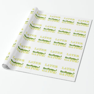 Mer sistnämnd alligator presentpapper