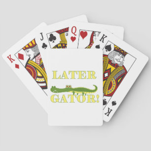 Mer sistnämnd alligator spel kort