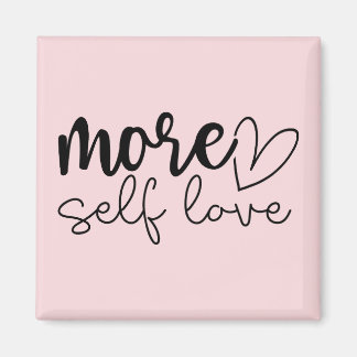 "Mer självständig Kärlek" Boho inspirationell moti Magnet