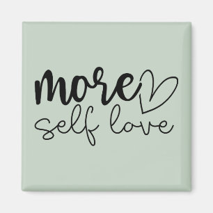 "Mer självständig Kärlek" Boho inspirationell moti Magnet