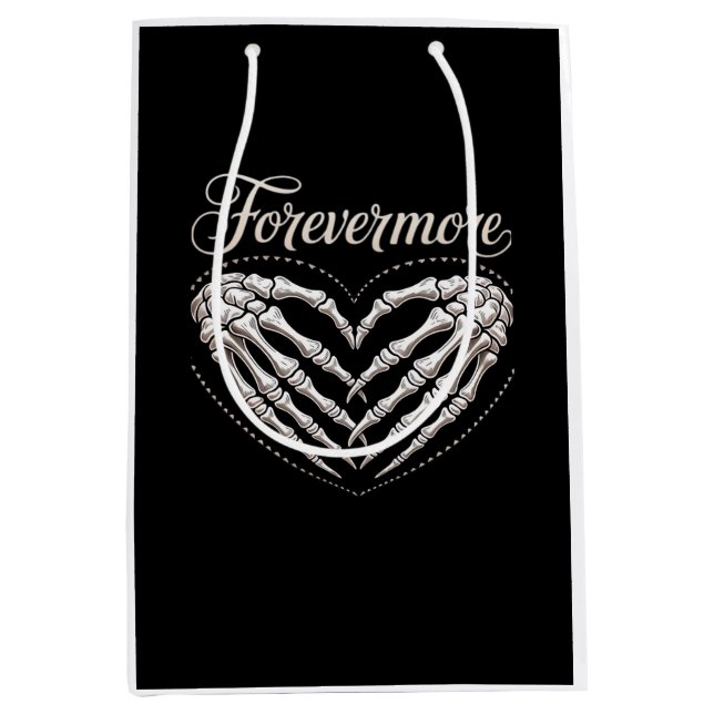 Mer Skeleton Händer Heart Gothic Halloween (Framsidan)