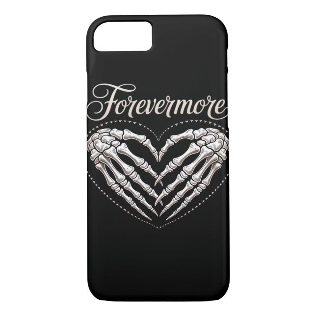 Mer Skeleton Händer Heart Gothic Halloween Case-Mate iPhone Skal (Baksida)
