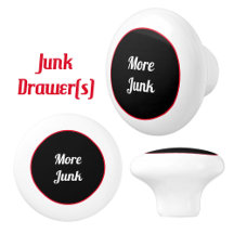 Mer Skräp Låda Keramisk Knopp