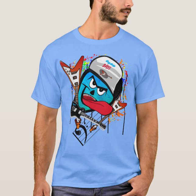 Mer skräp med trådlös avskärmning 3.0 Sten T Shirt (Framsida)