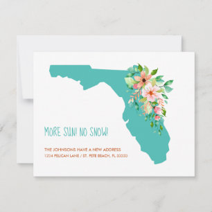 Mer Sol No Snö Florida Karta Blommigt Ny adress Meddelande