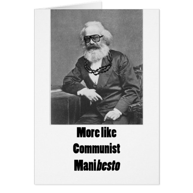 Mer som ManiBESTO! Hälsningskort (Framsidan)