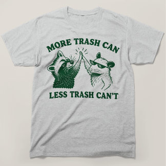 Mer soptrask Mindre soptrask Tvättbjörn Pungråtta T Shirt