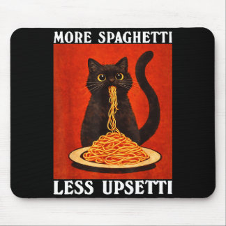 Mer Spaghetti Mindre Upsetti Svart Musmatta
