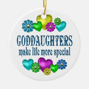 Mer speciell Goddaughters Julgransprydnad Keramik