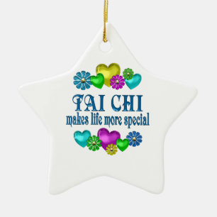 Mer speciell Tai-Chi Julgransprydnad Keramik