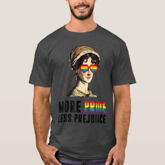 Mer stolthet Mindre fördom Hbtq-vän T Shirt