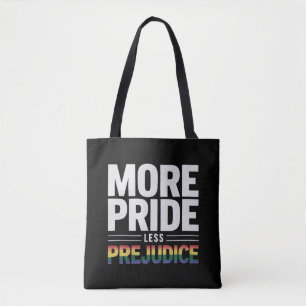 Mer stolthet mindre fördom Lgbt Gay Pride Month Tygkasse