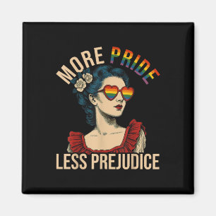 Mer stolthet Mindre fördom Pride Month Hbtq Lesbis Magnet