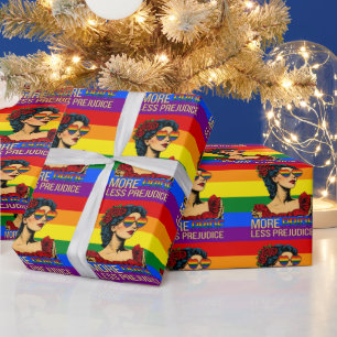 Mer stolthet Mindre fördom Pride Month LGBTQ Presentpapper
