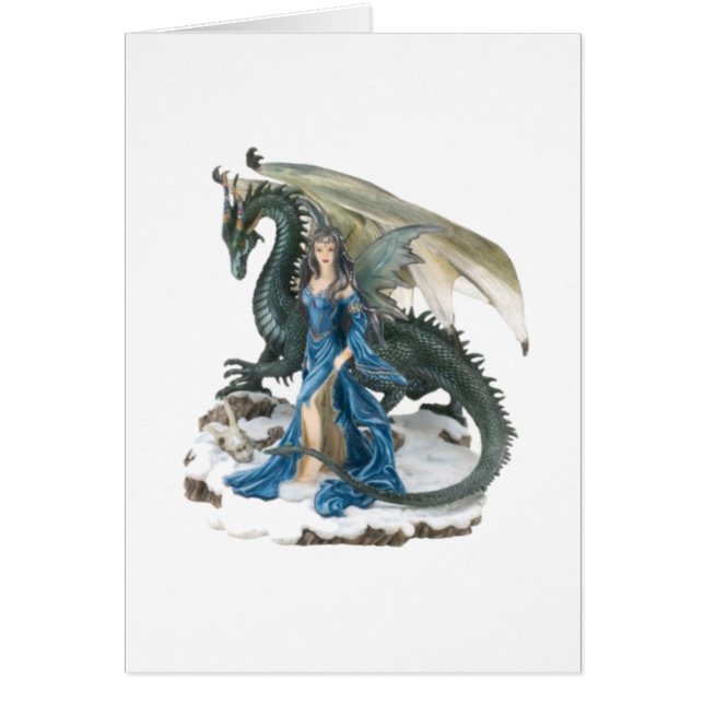 Mer tamer drake hälsningskort (Framsidan)