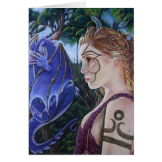 Mer tamers pakt för drake - luft hälsningskort