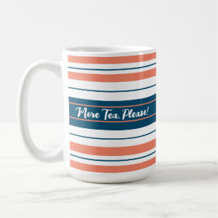 Mer tea: Coral Blue Rand Coastal Modern Kaffemugg