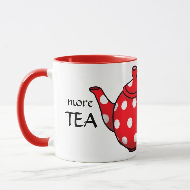 Mer Tea mindre Brexit rolig mun Mugg (Vänster)