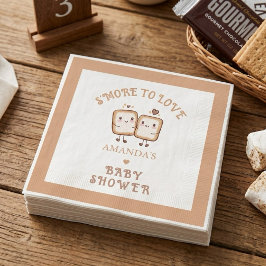 Mer till kärlek Äventyr Baby Shower Pappersservett