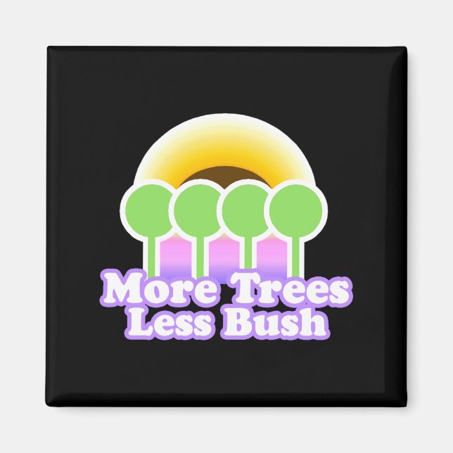 Mer Träd Mindre Bu Tröja Earth Day Tröja  Magnet (Framsidan)