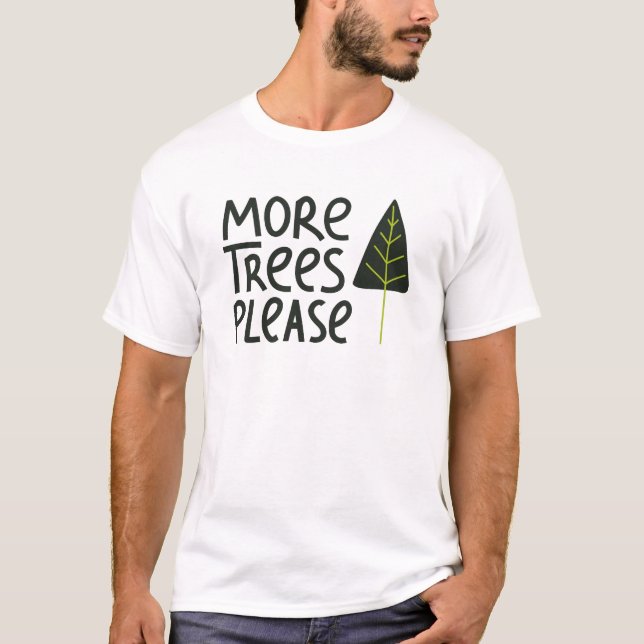 Mer Träd T Shirt (Framsida)