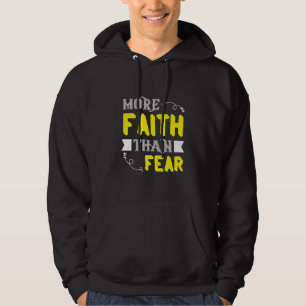 Mer tro än fruktan hoodie