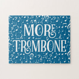 Mer trombone - Blue White Music Pussel
