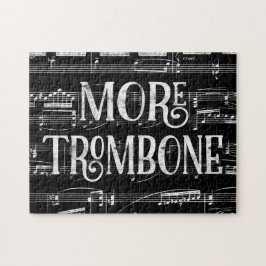Mer Trombone-kartong - Black White Music Pussel