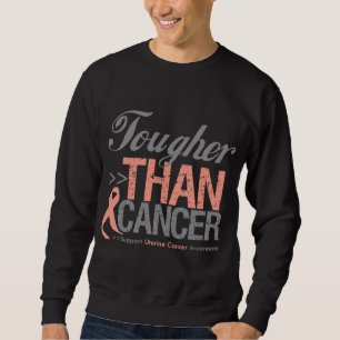 Mer tuff än cancer - livmoder- cancer lång ärmad tröja
