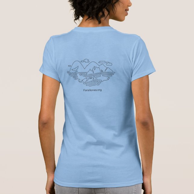 Mer underbar Farallones T-tröjasjölandskap 2 T Shirt (Baksida)