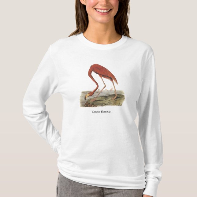 Mer underbar Flamingo, John Audubon Tröja (Framsida)