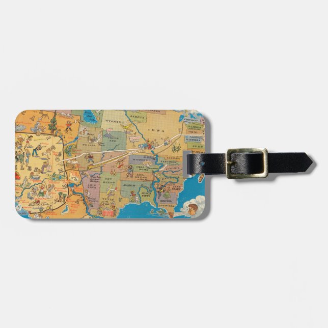 "Mer underbar! "Los Angeles och Förenta staterna Bagagebricka (Horisontell Framsida)