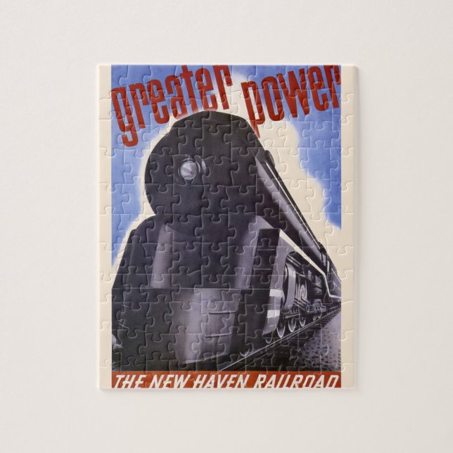 Mer underbar New Haven järnväg driver pussel 1938 (Vertikal)