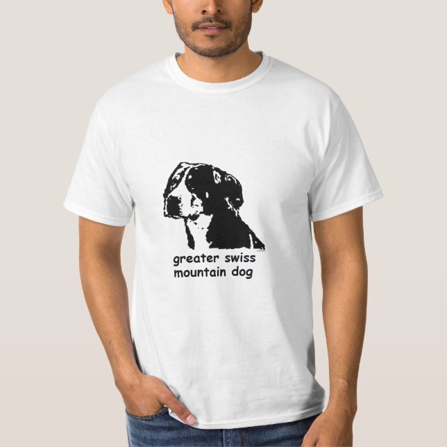 Mer underbar schweizisk berghund för T-tröja T Shirt (Framsida)