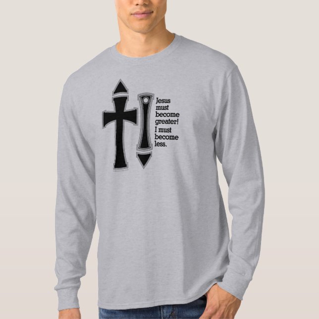 Mer underbara-Mindre John 3-30-B T-shirt (Framsida)