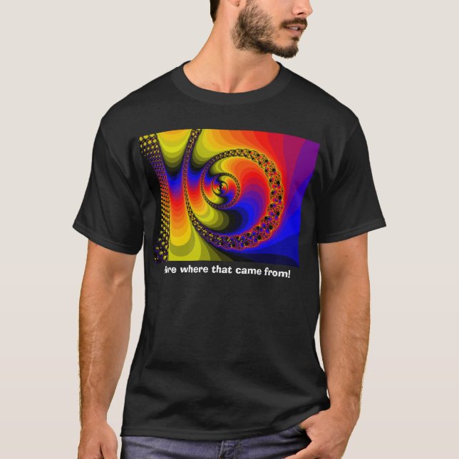 Mer var det kom från! t-shirt (Framsida)