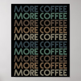 mer vintage för kaffefärgning älskare- poster