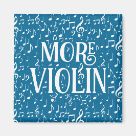 Mer violin - Blue White Music Magnet