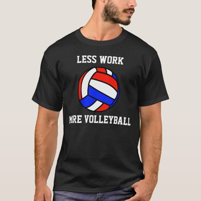 Mer volleyboll tee shirt (Framsida)
