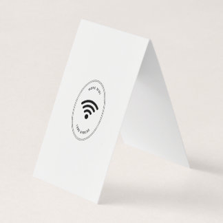 Mer WiFi mindre stressa Visitkort
