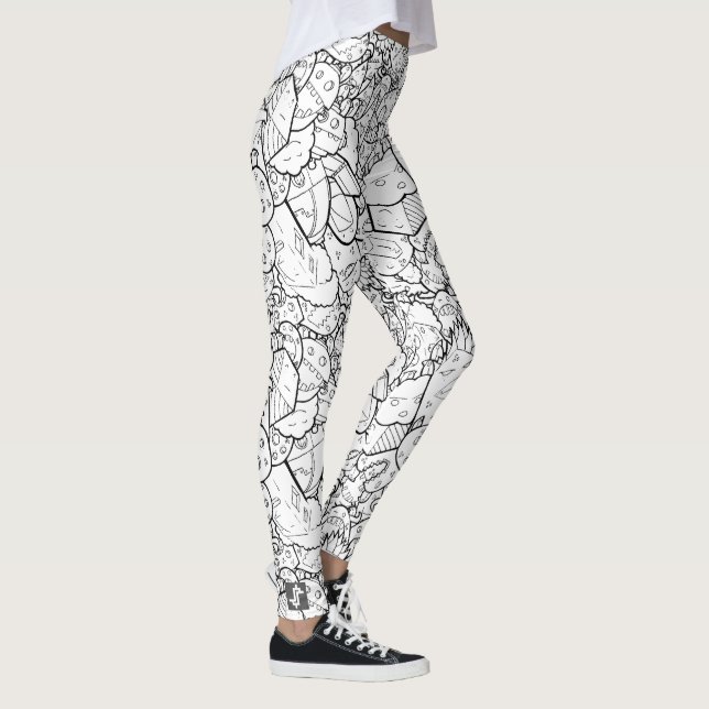 Mer wilder beastdamasker 2019 - Cate Leggings (Höger)