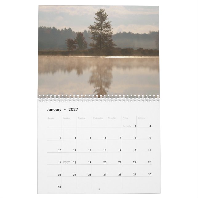Mer ytterligare vandringar kalender (Jan 2027)